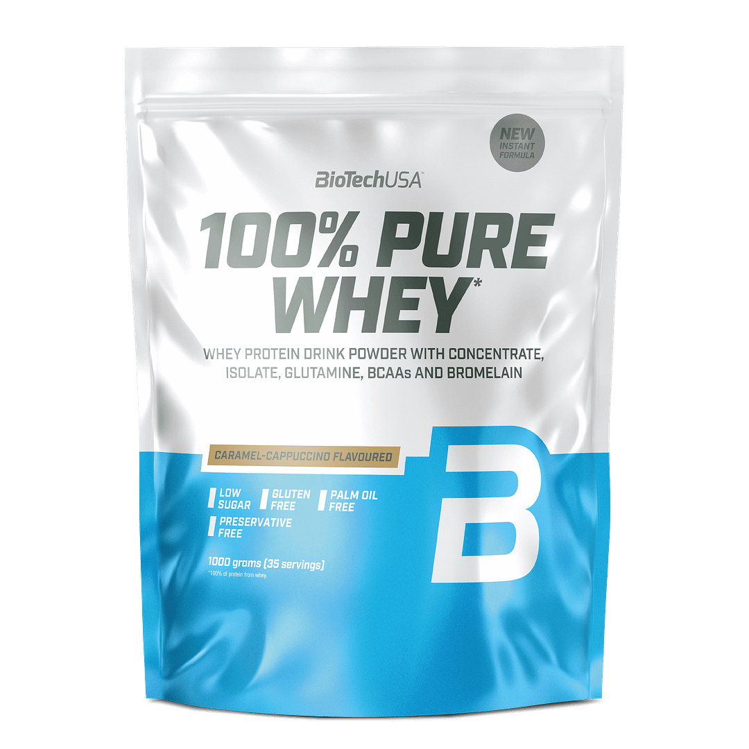 100 % Pure Whey 1000 gr Capuccino Caramelo