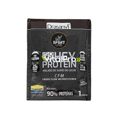 Monodosis Whey Protein Aislado Doble Chocolate 30g