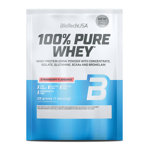 100 % Pure Whey 28 grs Fresa