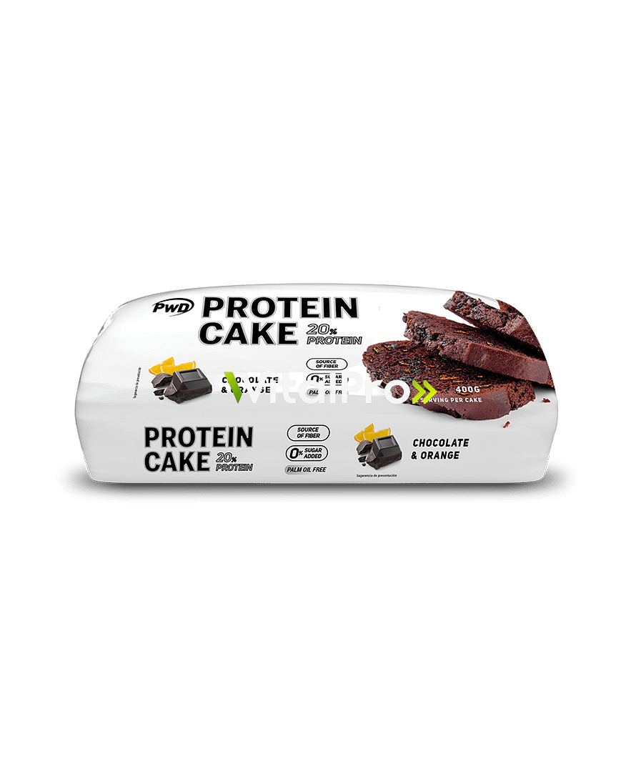 Protein Cake 400g. (12 Rebanadas) Chocolate Con Naranja